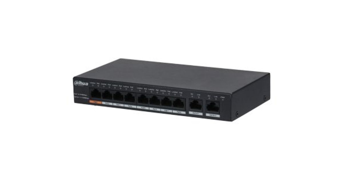 PoE комутатор DH-PFS3010-8GT-96 Dahua