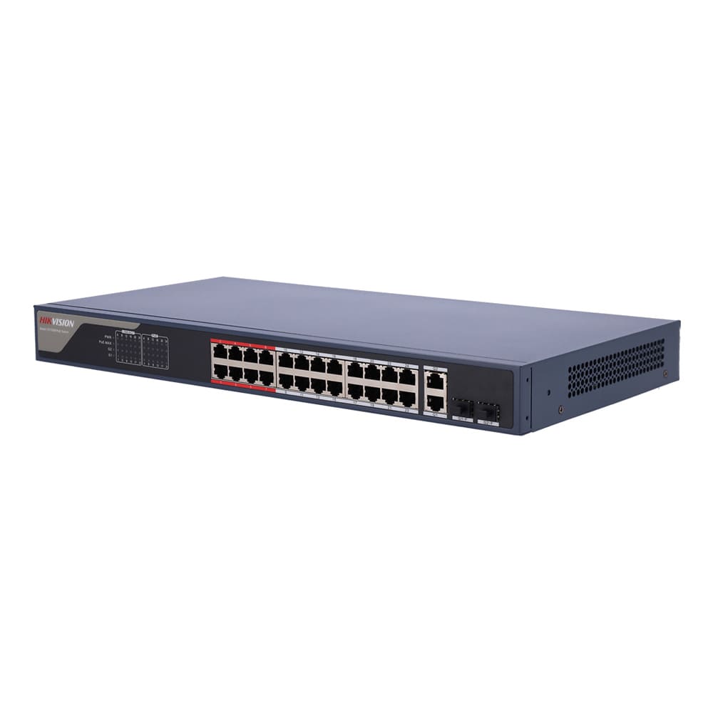 PoE комутатор DS-3E1326P-EI Hikvision