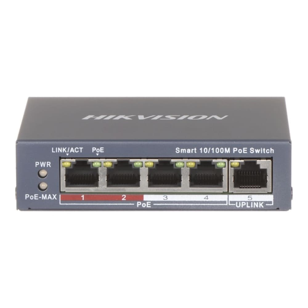 PoE комутатор DS-3E1105P-EI Hikvision