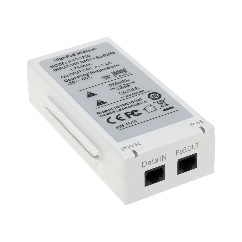 Hi-PoE інжектор PFT1200 Dahua