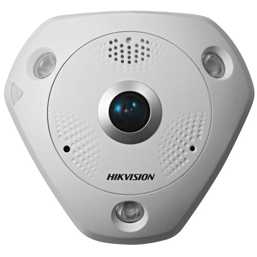 12 МП Fisheye із мікрофоном Hikvision DS-2CD63C5G0E-IVS(B) (2мм)